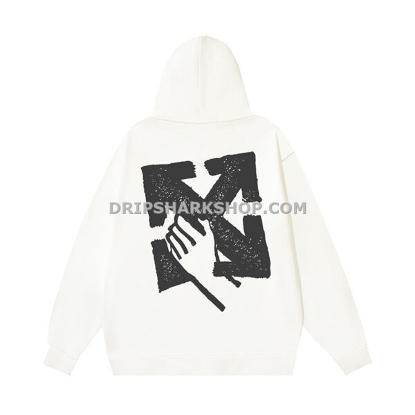 OFF WHITE Hoodie - Blanco