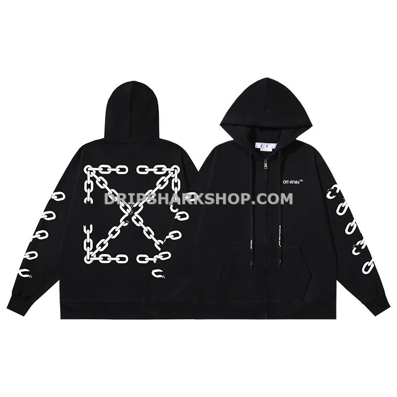 3df4f45f OFF WHITE Hoodie - Negro