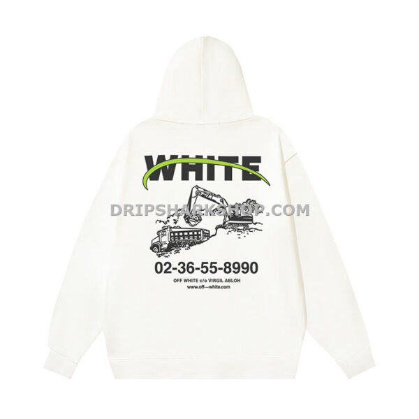 3f081786 OFF WHITE Hoodie - Blanco
