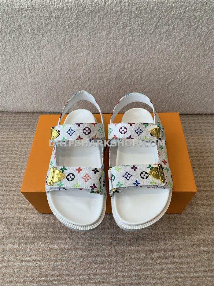 4370d832 Sandalias Louis Vuitton - Blanco