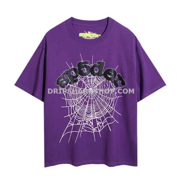 Sp5der T-shirt - Morado