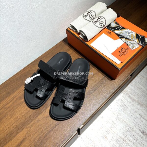 464e428c Sandalias Hermes - Negro
