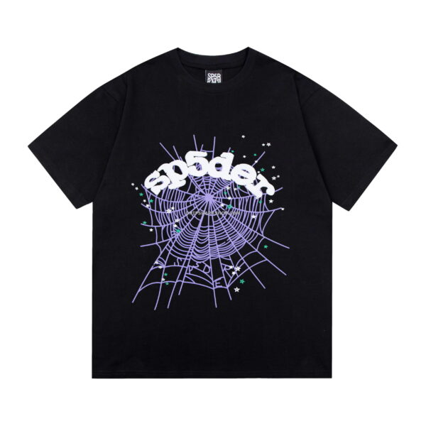 4672391f Sp5der T-shirt - Negro