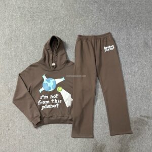 BROKEN PLANET Hoodie - Marrón