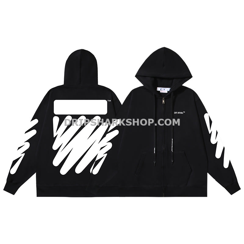 47f0db2d OFF WHITE Hoodie - Negro
