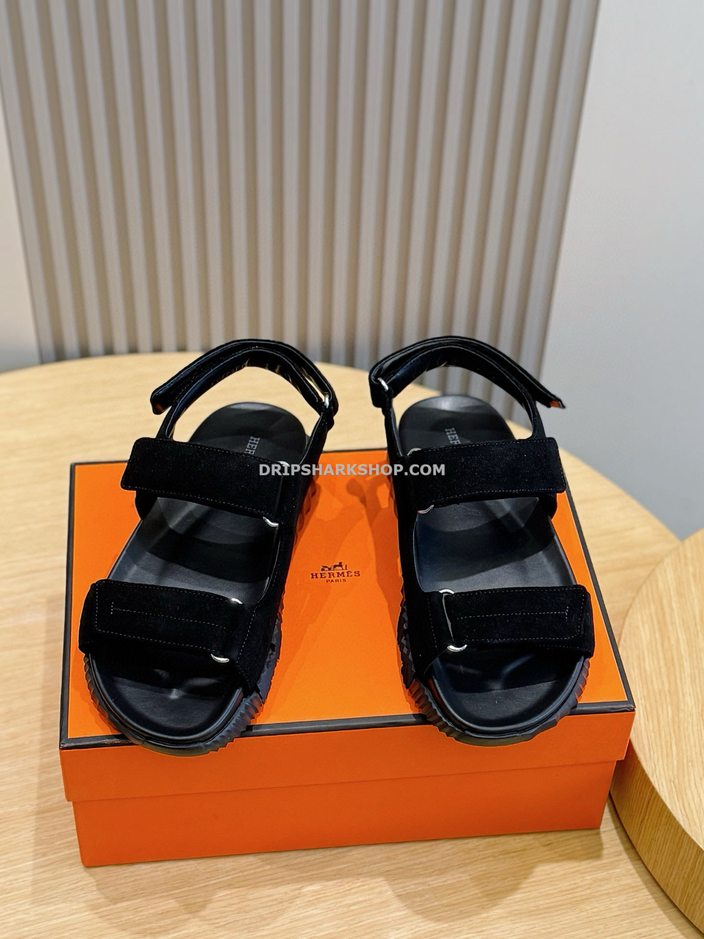 Sandalias Hermes - Negro - Imagen 2