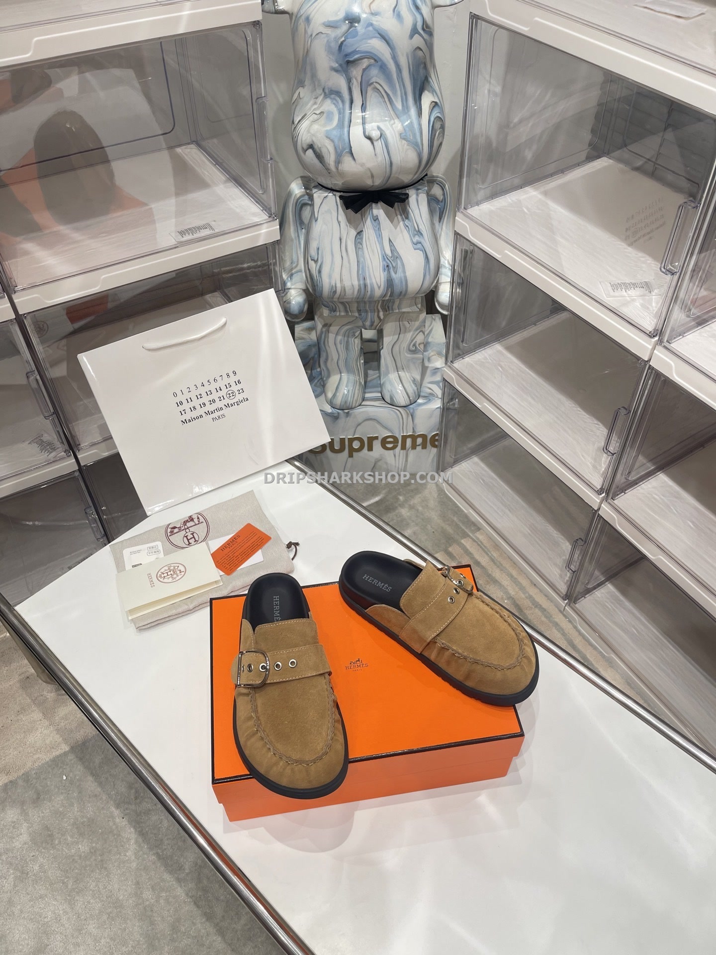 Sandalias Hermes - Marrón - Imagen 3