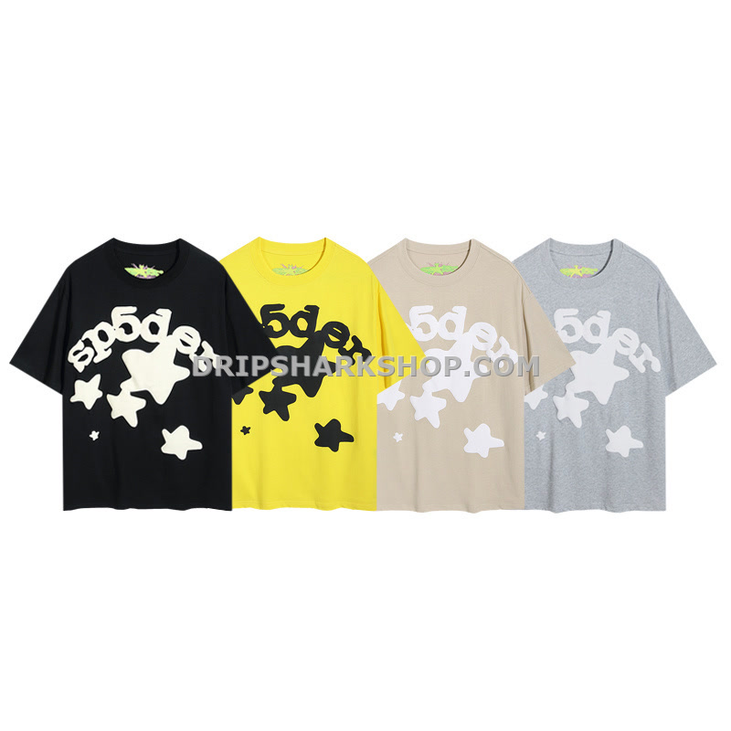 49b7ef4f-2 Sp5der T-shirt - Beige