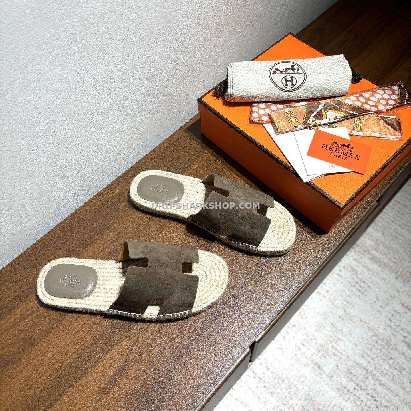 Sandalias Hermes - Marrón - Imagen 3