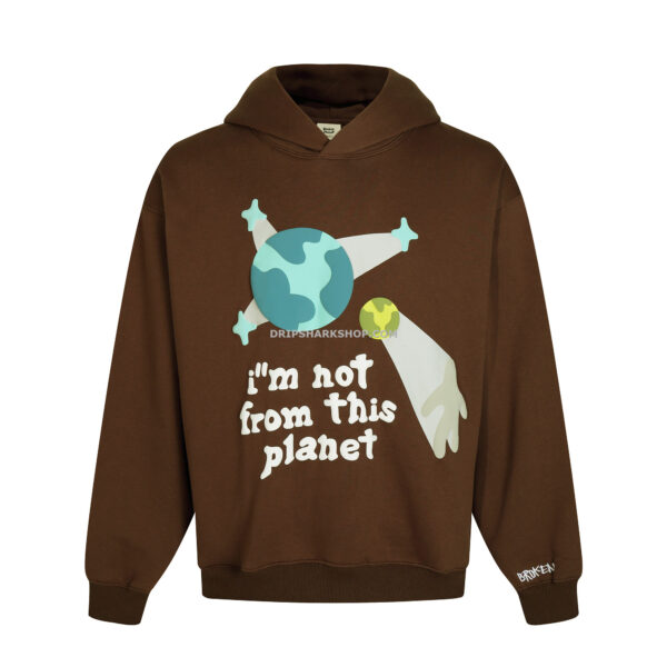 BROKEN PLANET Hoodie - Marrón