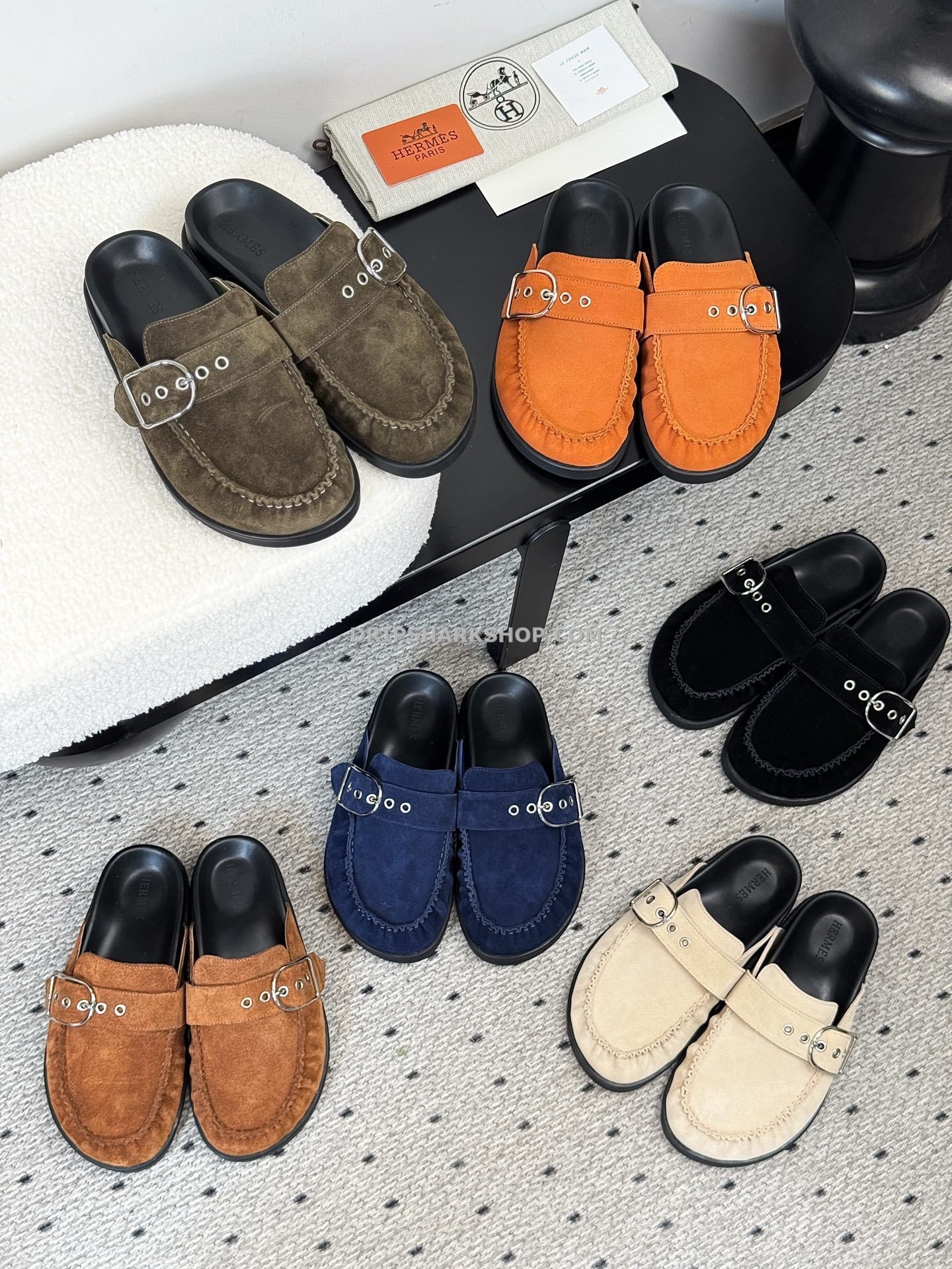 Sandalias Hermes - Negro
