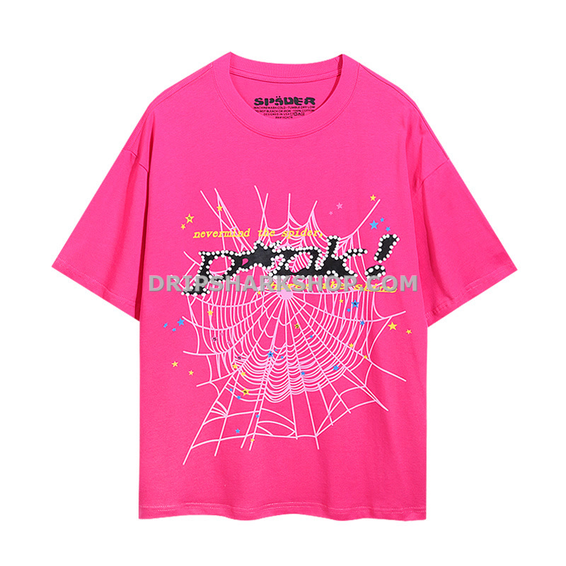 Sp5der T-shirt - Rosa