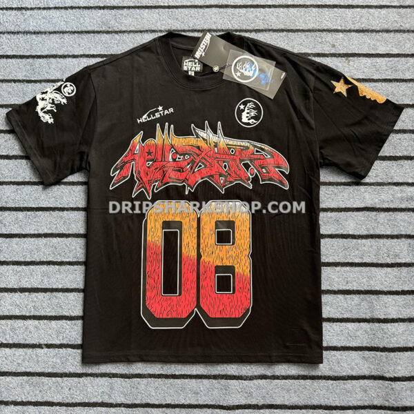 Camiseta Hellstar - Negro