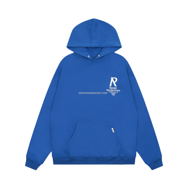 5532427f REPRESENT Hoodie - Azul
