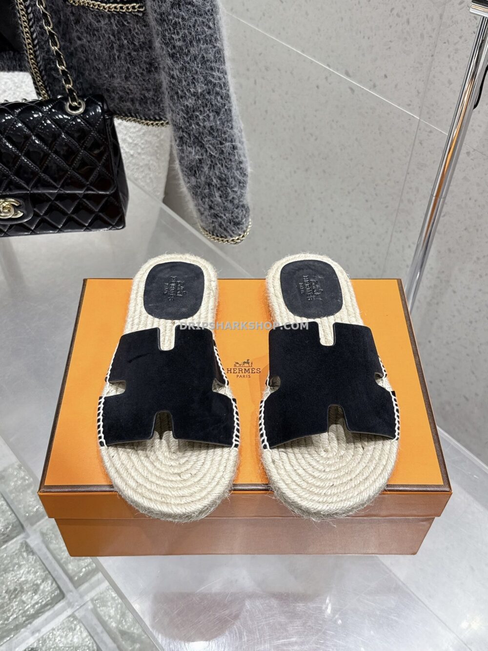 Sandalias Hermes - Negro
