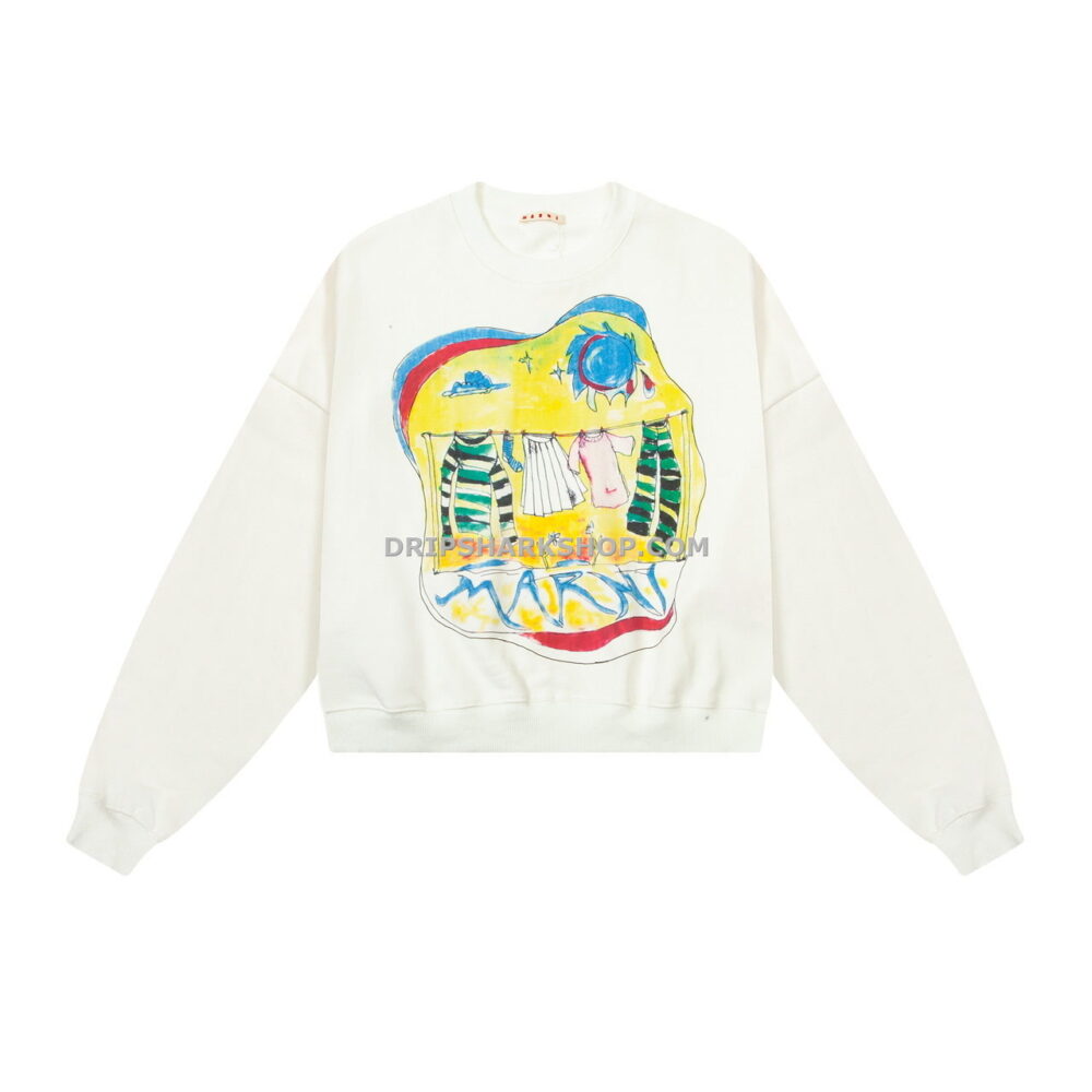 5b1b2c11 MARNI Hoodie - Blanco