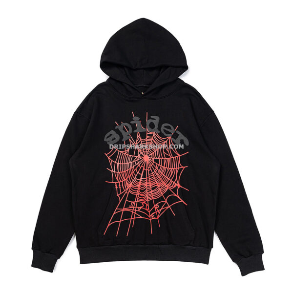 SP5DER Hoodie - Negro