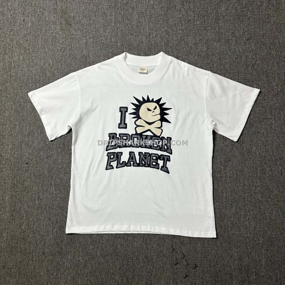 Camiseta BROKEN PLANET - Blanco