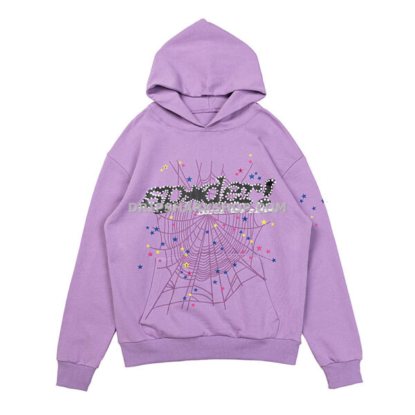 SP5DER Hoodie - Morado