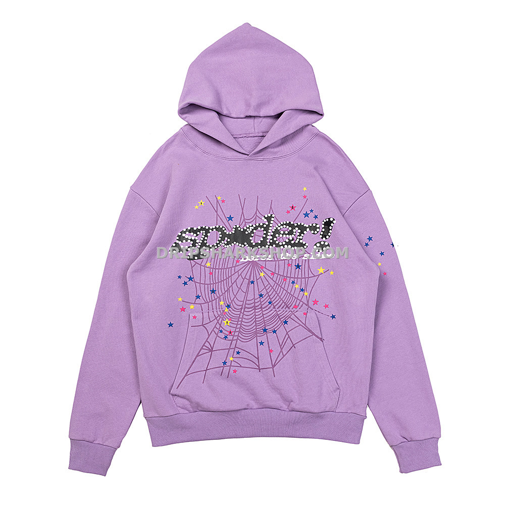 SP5DER Hoodie - Morado
