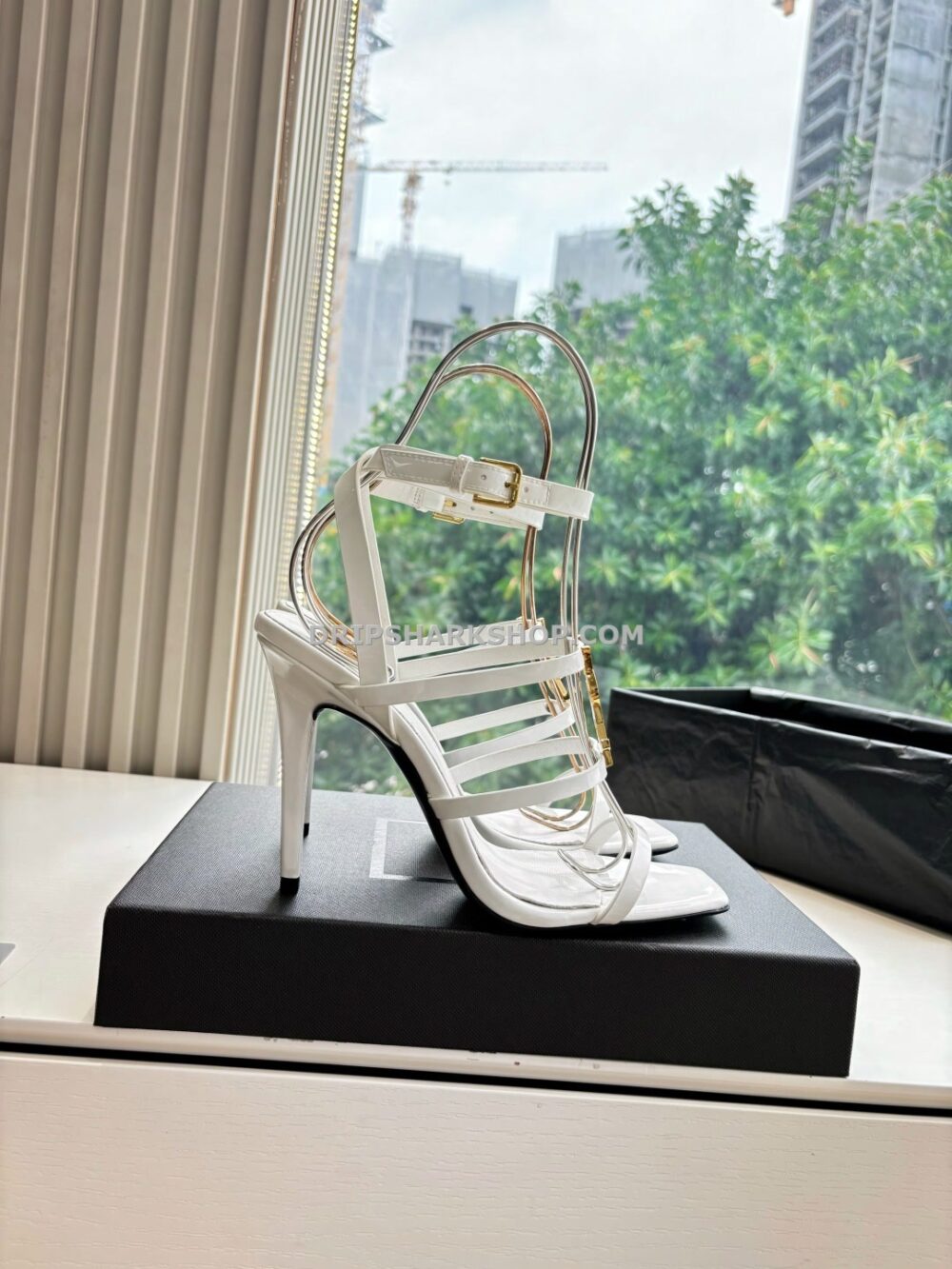 Tacones de mujer YSL - Blanco