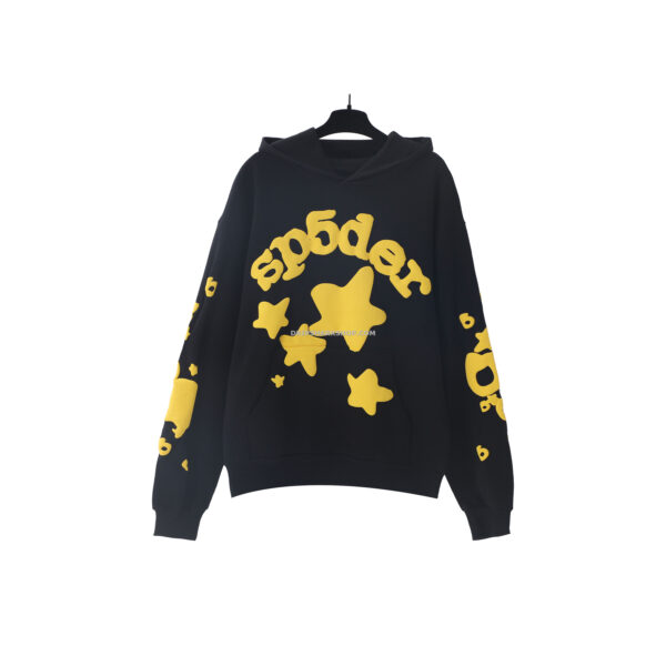 SP5DER Hoodie - Negro