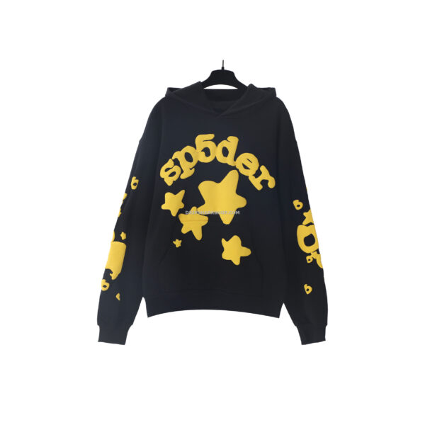 SP5DER Hoodie - Negro