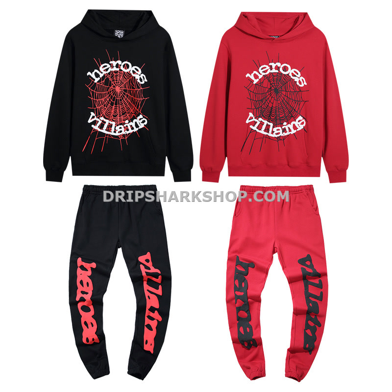 Sp5der Tracksuit - Negro