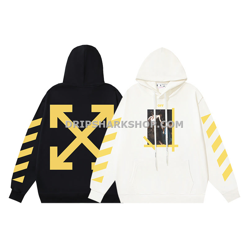 64fd48fc OFF WHITE Hoodie - Negro