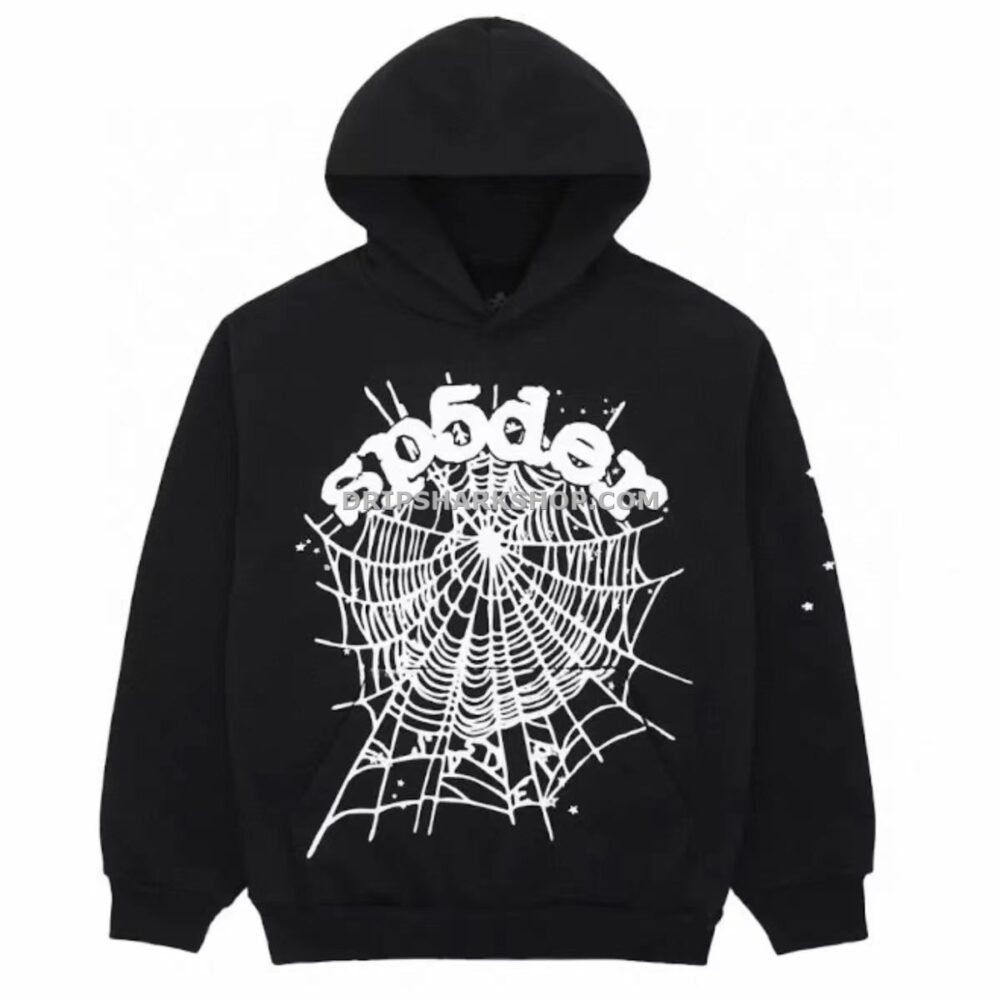 SP5DER Hoodie - Negro