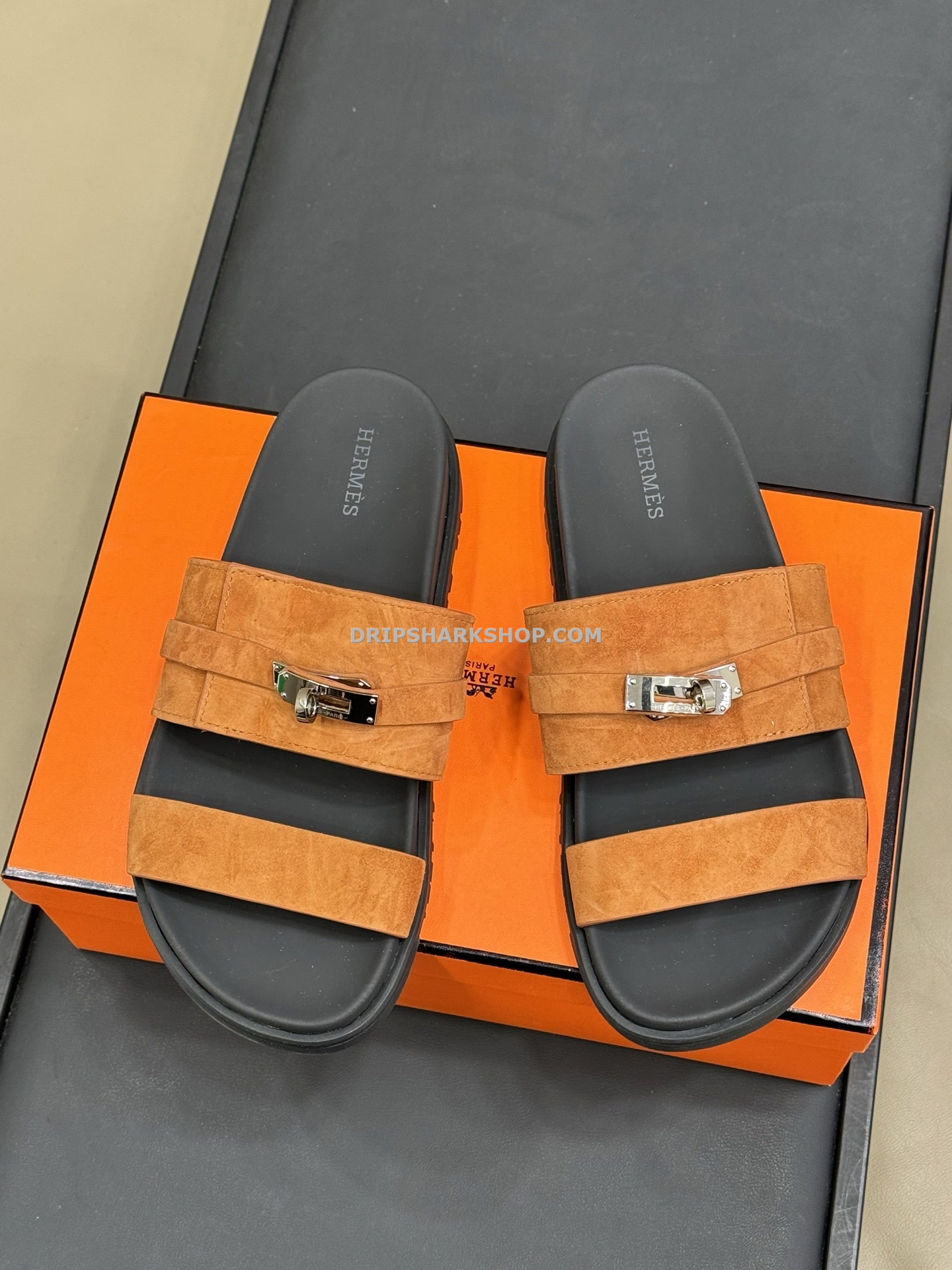 Sandalias Hermes - Naranja - Imagen 3
