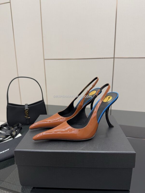 Tacones de mujer YSL - Marrón