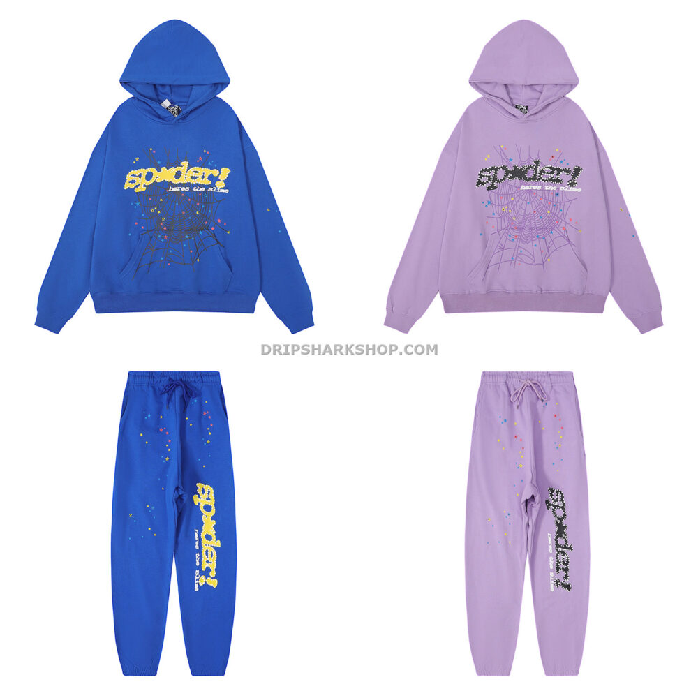 Sp5der Tracksuit - Azul