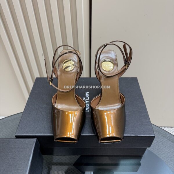 Tacones de mujer YSL - Bronce