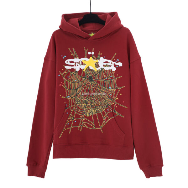 SP5DER Hoodie - Rojo