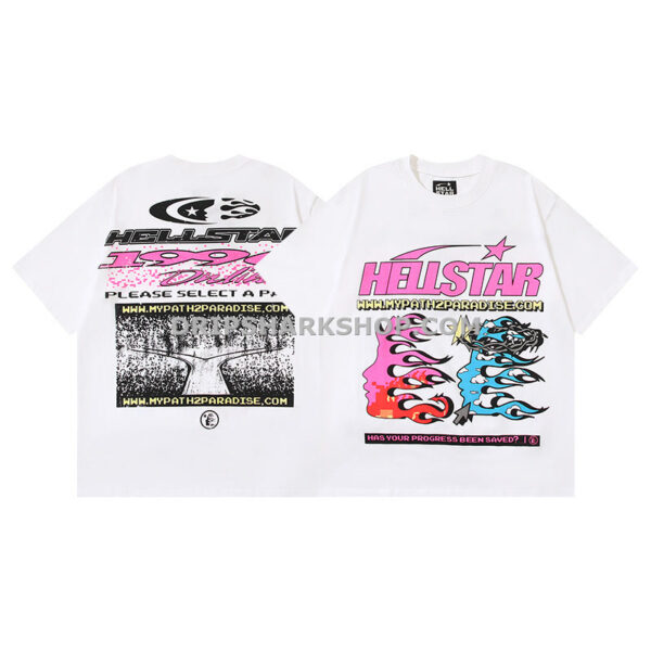 Camiseta Hellstar - Blanco