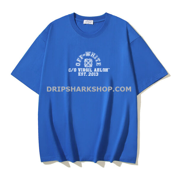 OFF WHITE T-shirt - Azul