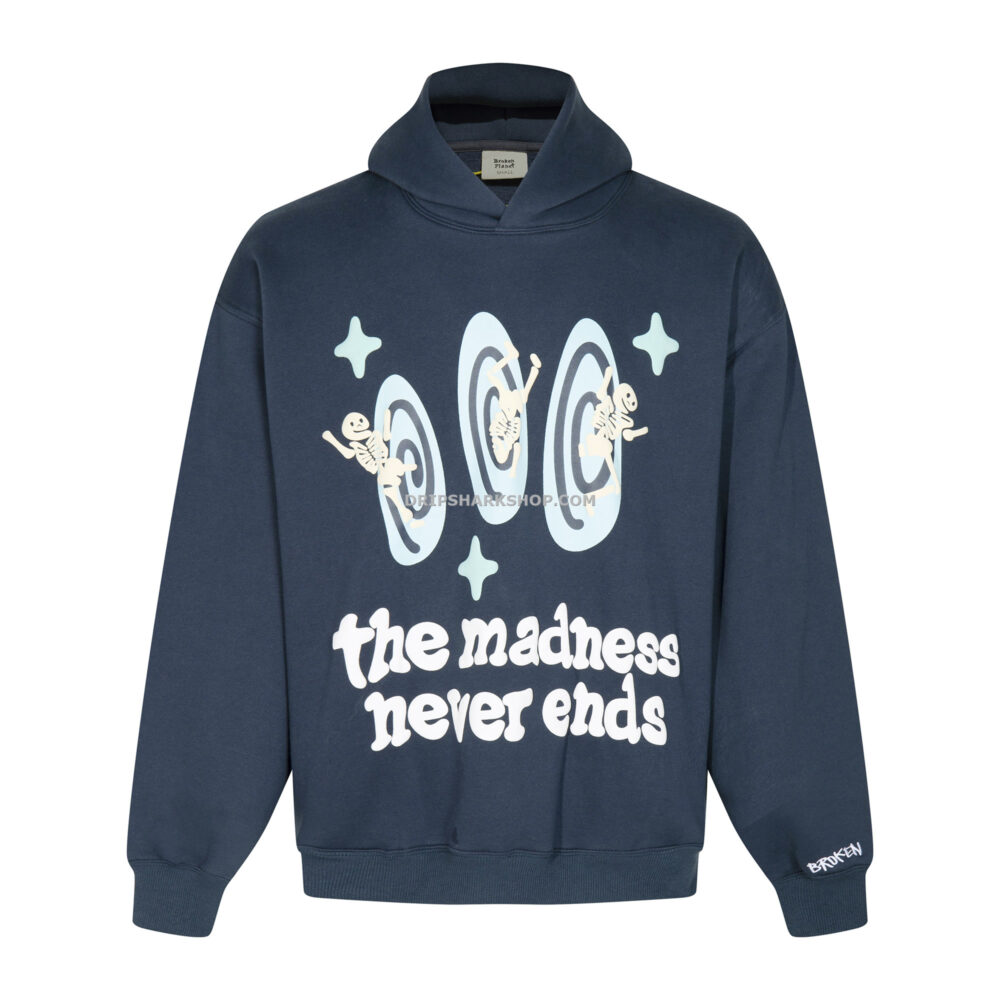 BROKEN PLANET Hoodie - Azul