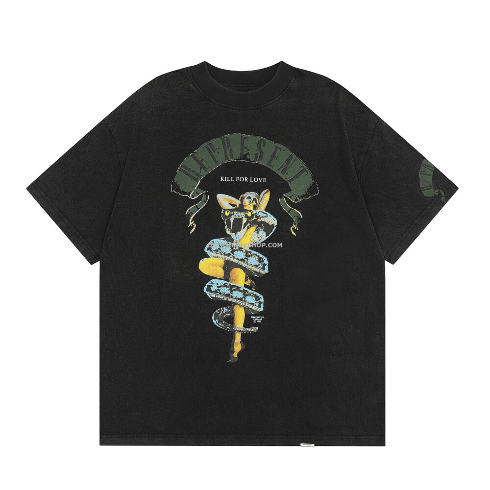 Camiseta REPRESENT - Negro