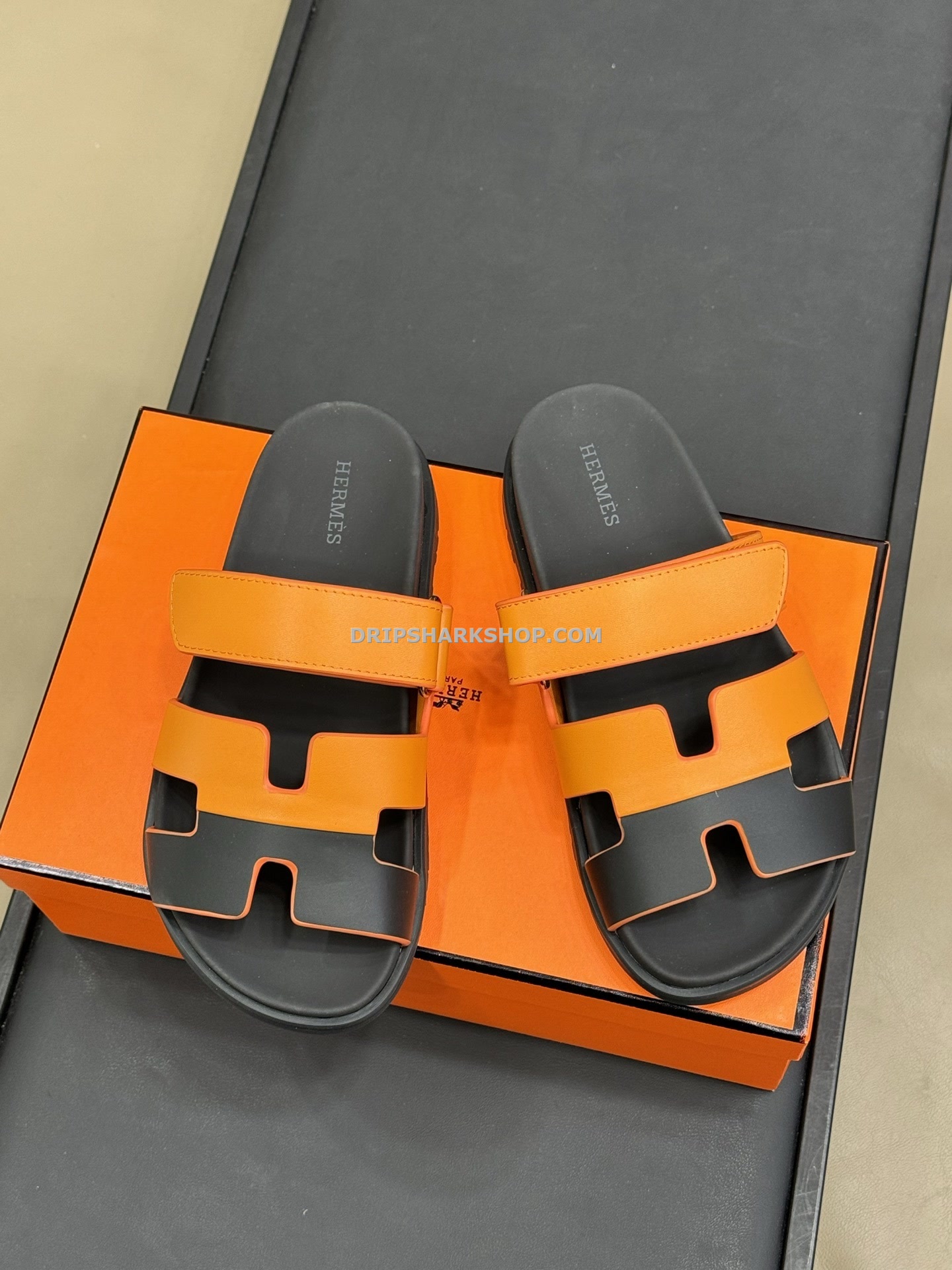 Sandalias Hermes - Naranja - Imagen 3