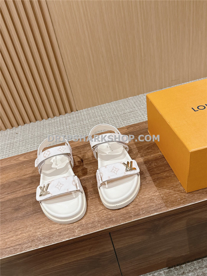 80e920dd Sandalias Louis Vuitton - Blanco