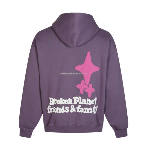 BROKEN PLANET Hoodie - Morado