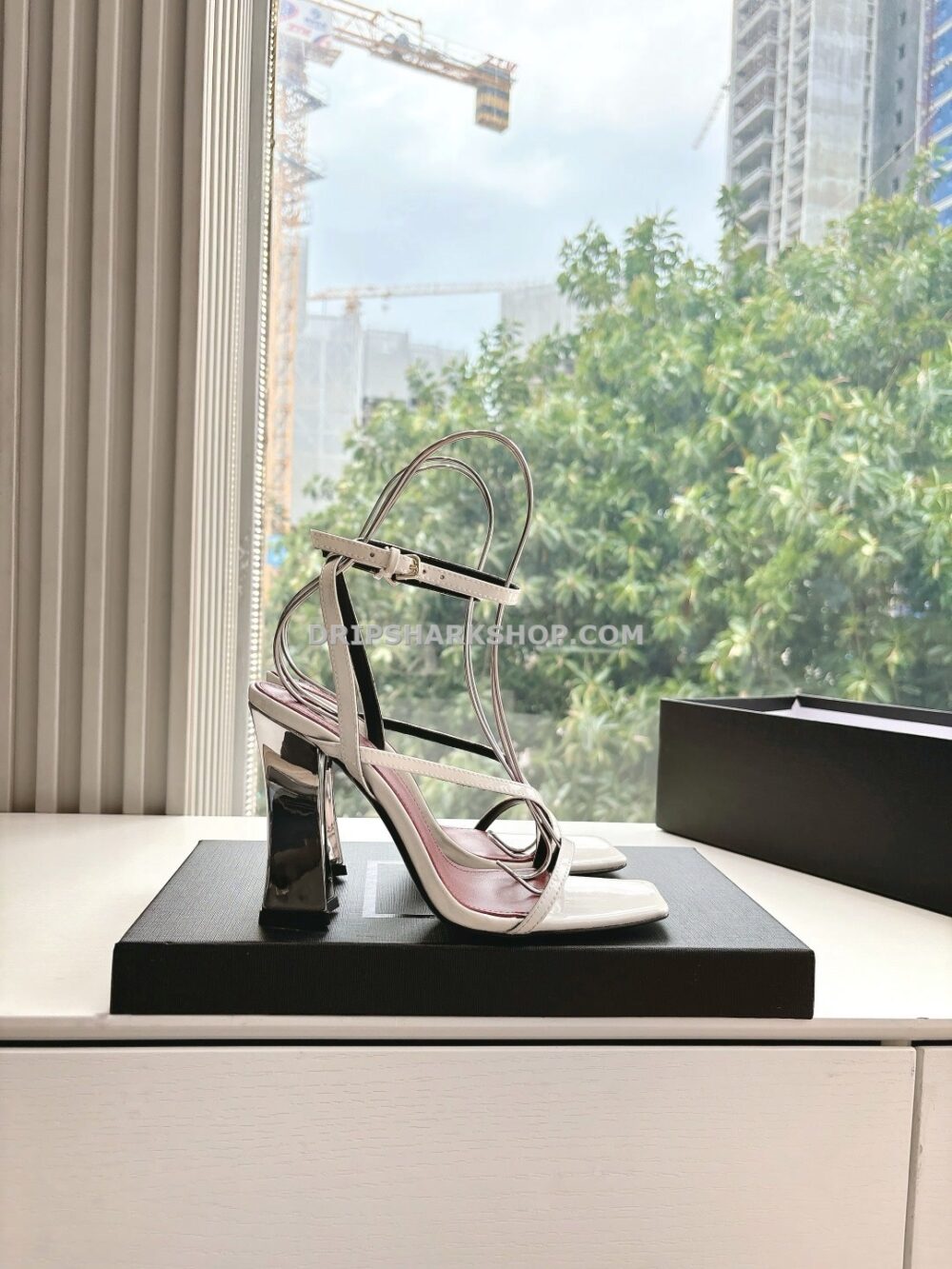 Tacones de mujer YSL - Blanco