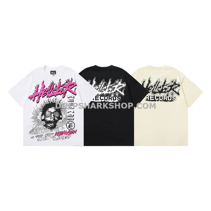 8d8b6fb5-2 Camiseta Hellstar - Negro