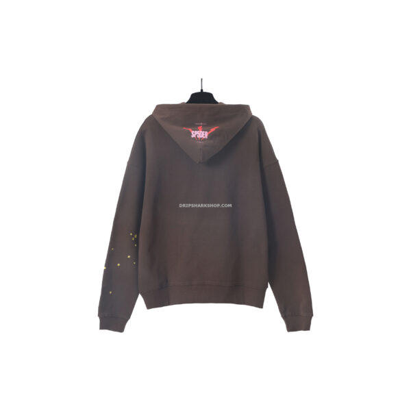 SP5DER Hoodie - Marrón