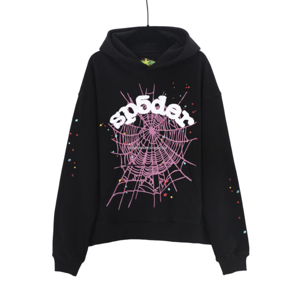 SP5DER Hoodie - Negro
