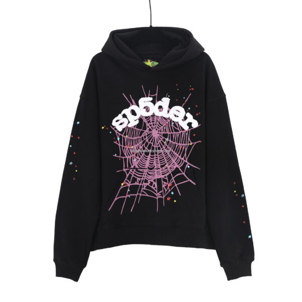 SP5DER Hoodie - Negro