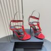 Tacones de mujer YSL - Rojo