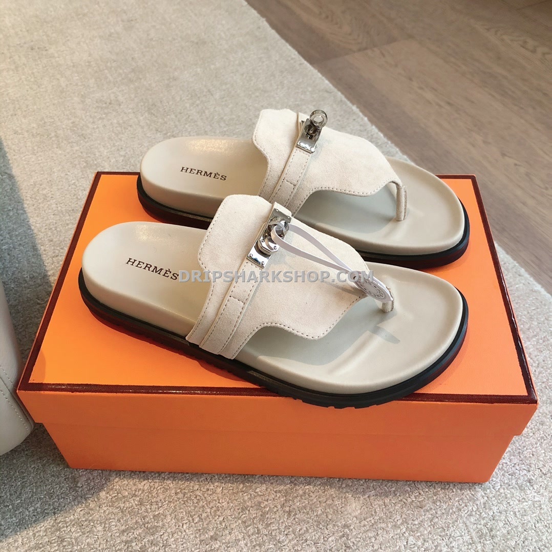 Sandalias Hermes - Blanco - Imagen 2