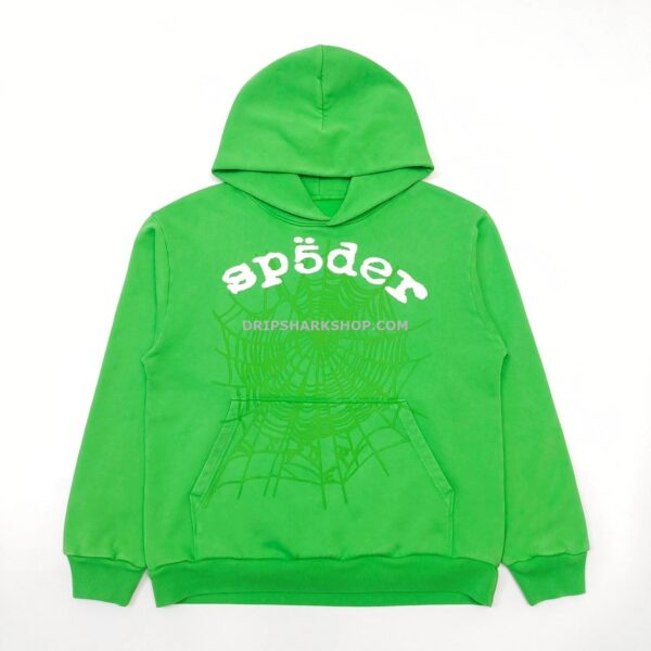 SP5DER Hoodie - Verde
